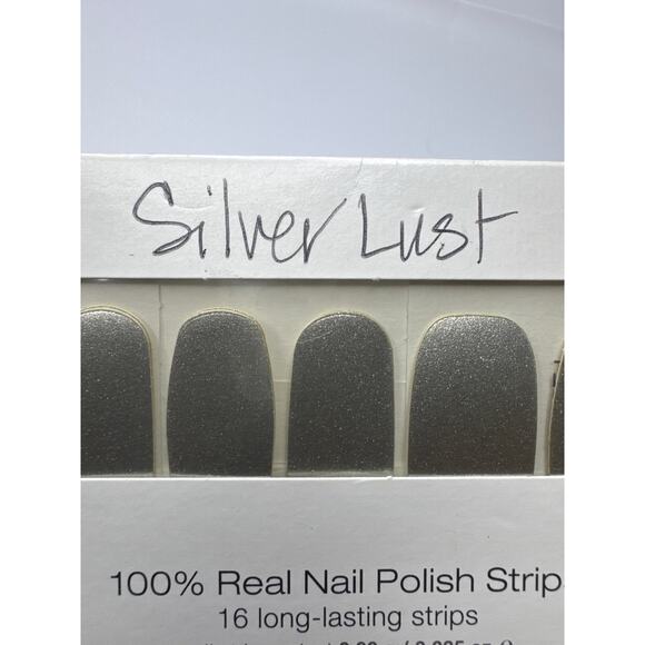 Color Street Other - NWT Color Street “Silver Lust” Silver Shimmery Shade Nail Strips
